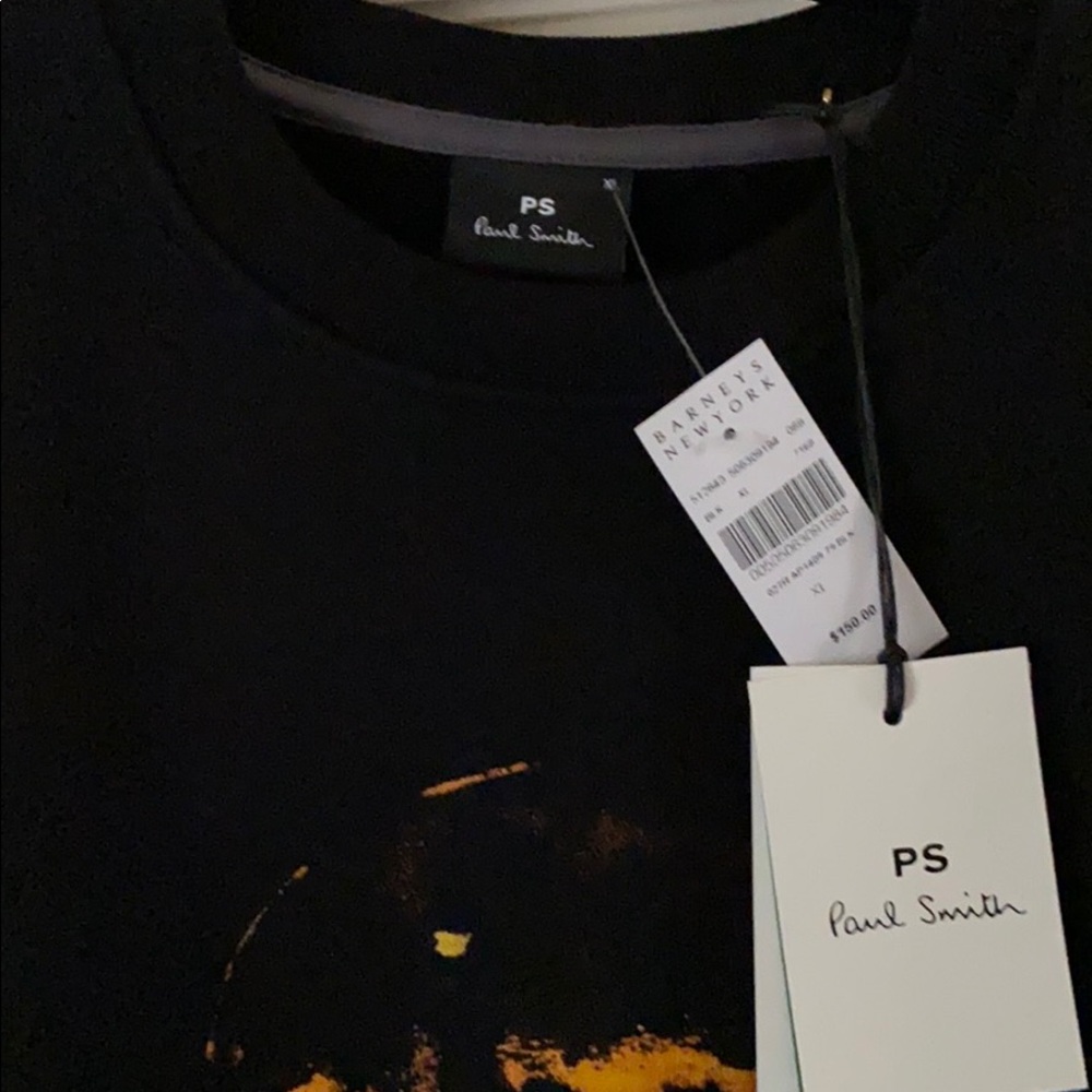 PS Paul Smith flaming skull print sweatshirt NWT - Picture 6 of 6